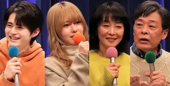 卓球をする山本舞香&麻生祐未のもとに鈴鹿央士と光石研が集合…ニセ家族の仲良し休憩時間が「ほっこり」<闇バイト家族>