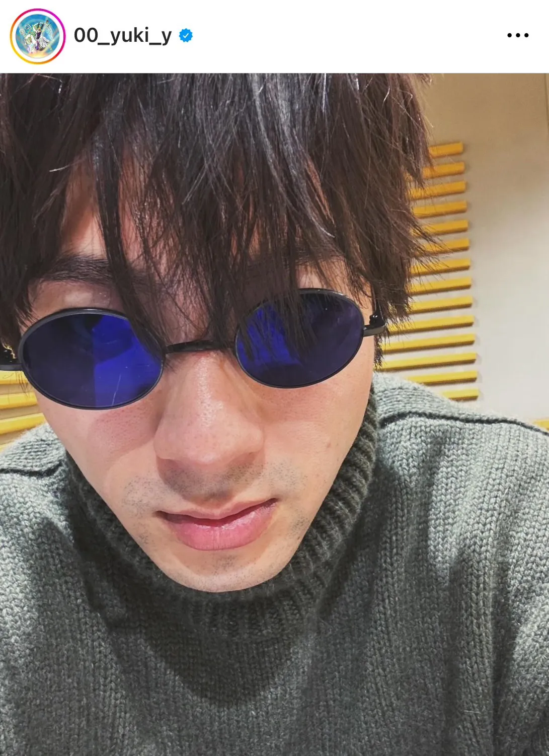 【写真】山田裕貴、呪術廻戦の五条悟を意識したサングラスで自撮り
