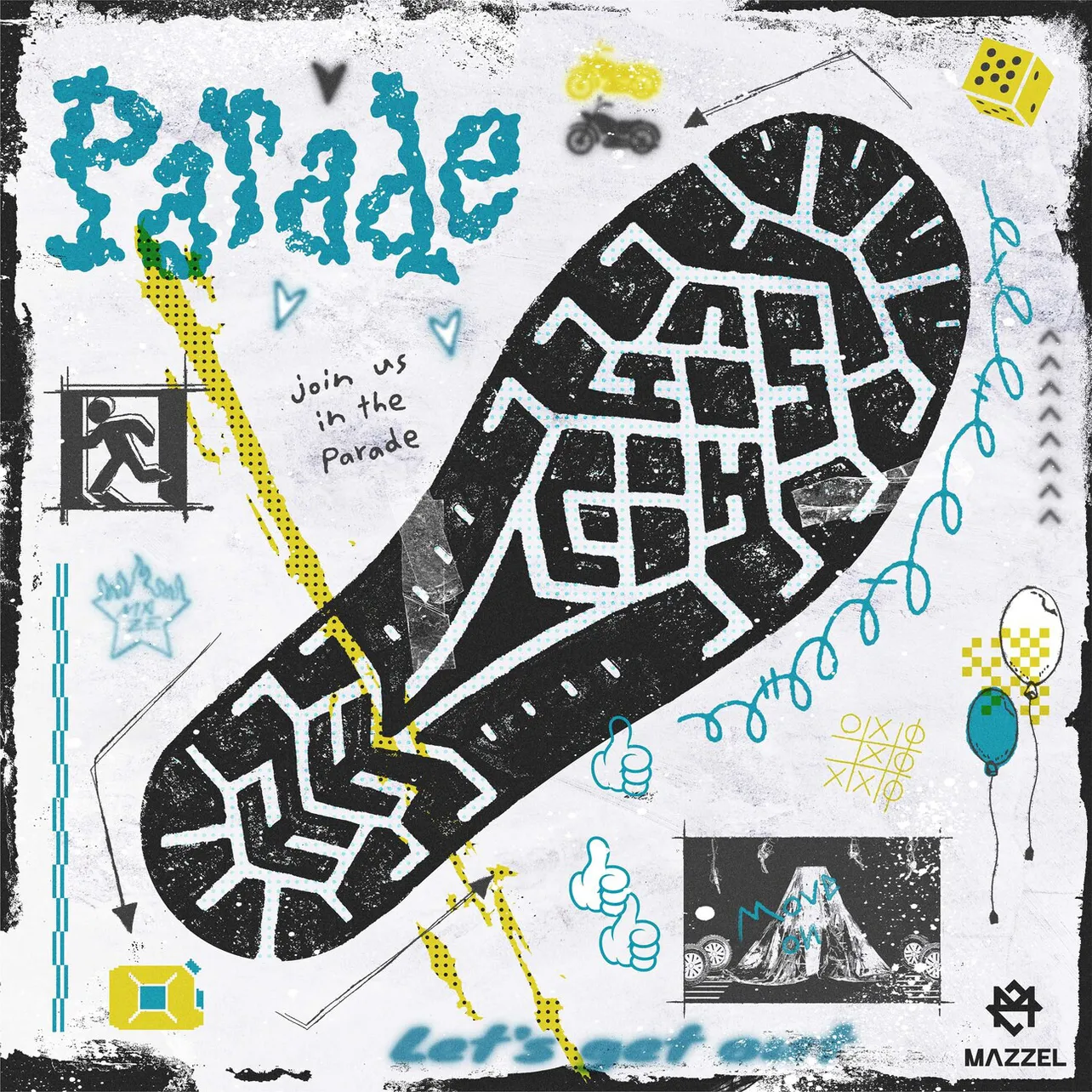 MAZZEL1st.アルバム「Parade」DELUXE盤ジャケット写真【CD + DVD】