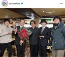 田中圭“春田”＆林遣都“牧”＆吉田鋼太郎“武蔵”、病室でのいかポーズに「ロスの民が救われます」と反響＜おっさんずラブ＞