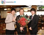 田中圭“春田”＆林遣都“牧”＆吉田鋼太郎“武蔵”、病室でのいかポーズに「ロスの民が救われます」と反響＜おっさんずラブ＞