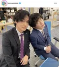田中圭“春田”＆林遣都“牧”＆吉田鋼太郎“武蔵”、病室でのいかポーズに「ロスの民が救われます」と反響＜おっさんずラブ＞