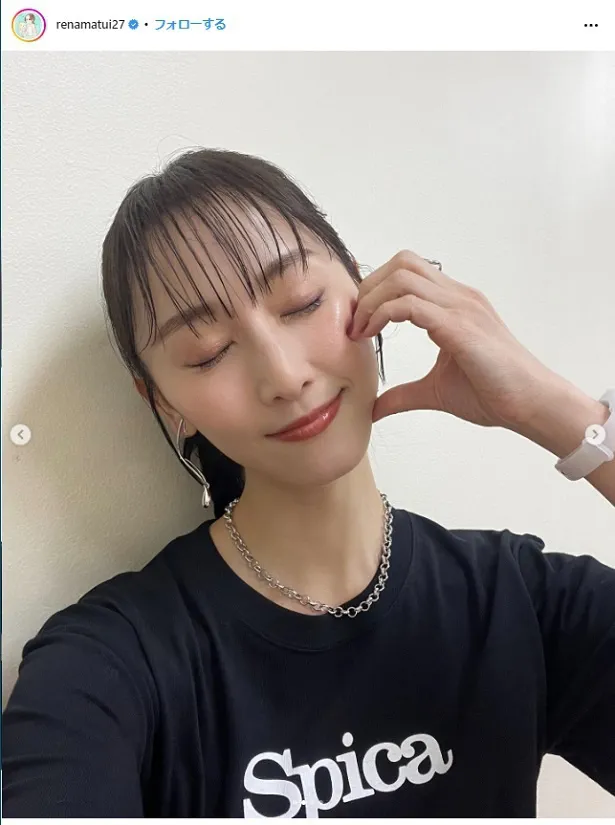 ※松井玲奈公式Instagram(renamatui27)より