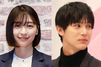 中川大志&鳴海唯、かぶり物がかわいすぎる仲良しツーショットに「真面目なお仕事顔がまた笑える」の声<Eye Love You>