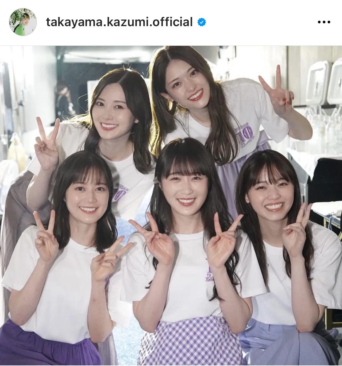 ※高山一実オフィシャルInstagram(takayama.kazumi.official)より