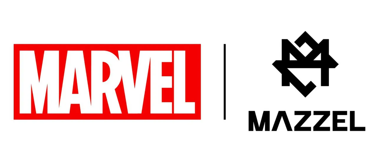 MARVEL×MAZZELプロジェクトロゴ