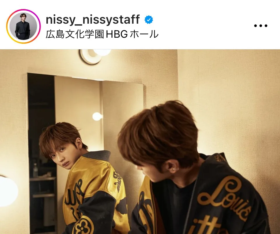 ※画像はNissy公式Instagram(nissy_nissystaff)より