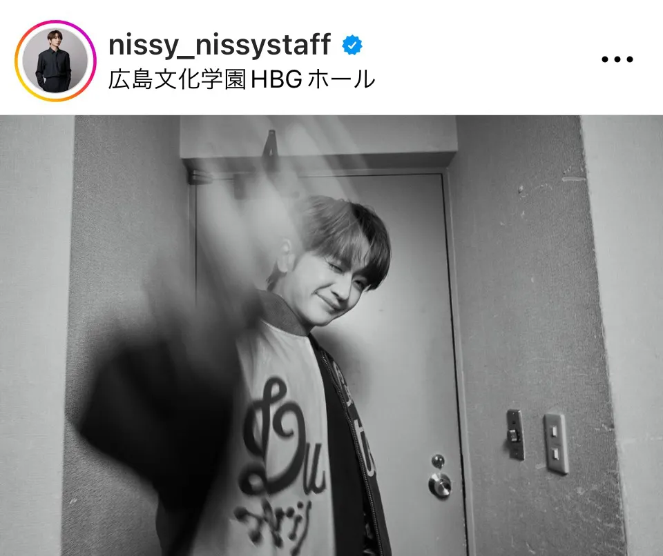 ※画像はNissy公式Instagram(nissy_nissystaff)より