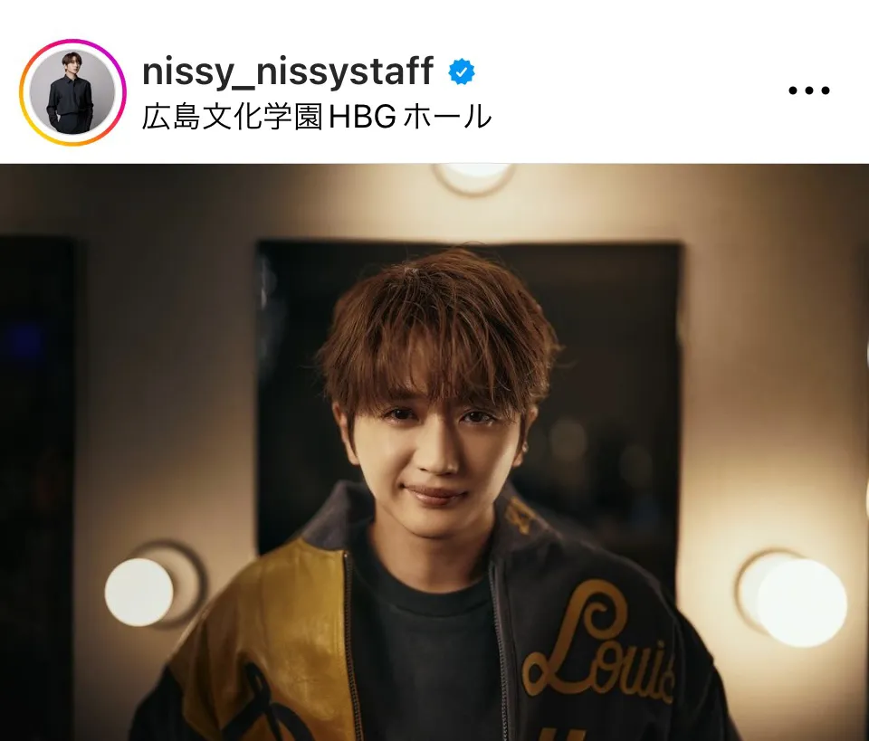 ※画像はNissy公式Instagram(nissy_nissystaff)より