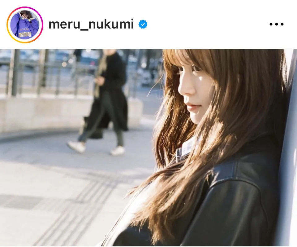 ※画像は生見愛瑠Instagram(meru_nukumi)より