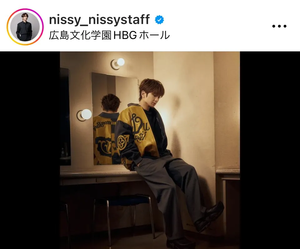 ※画像はNissy公式Instagram(nissy_nissystaff)より