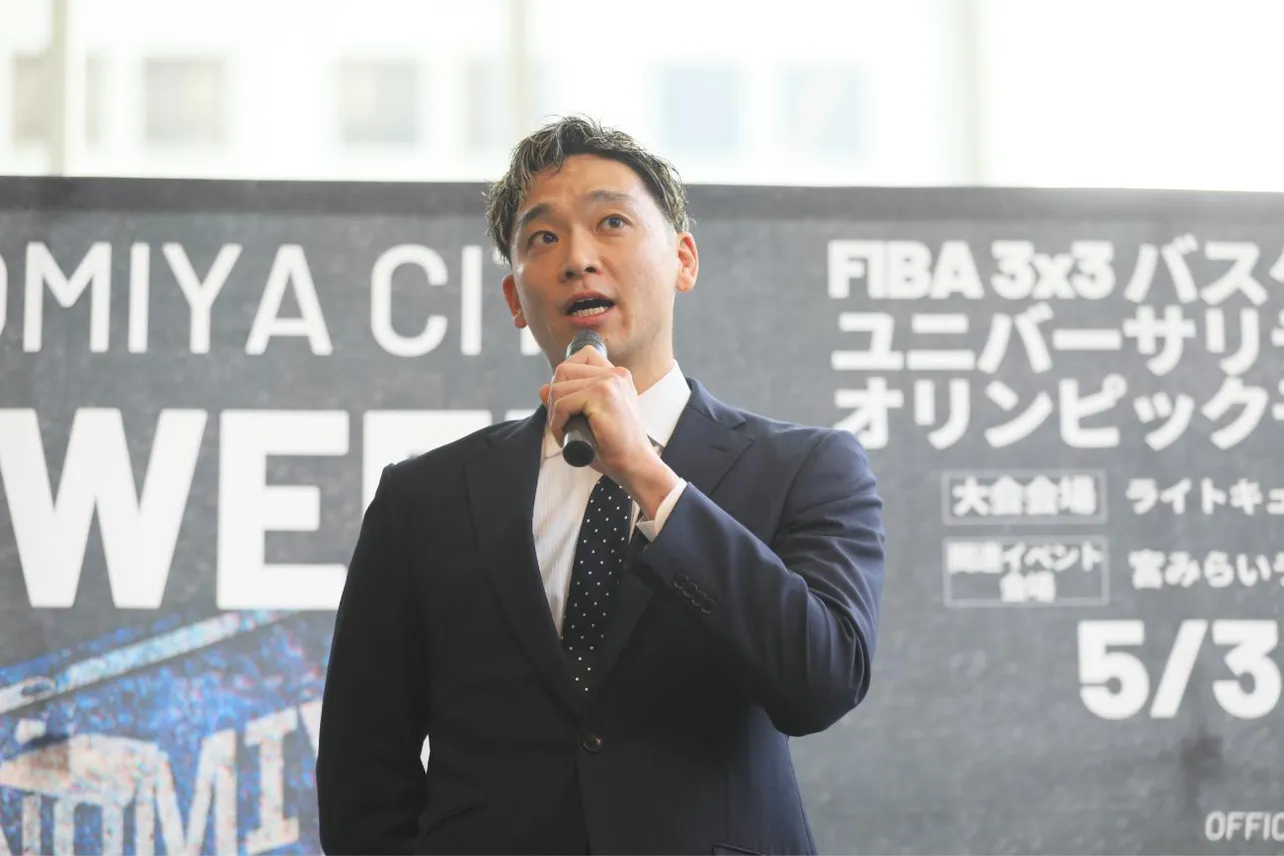 【写真】2020年の東京五輪で3人制バスケ日本代表として活躍した落合知也選手