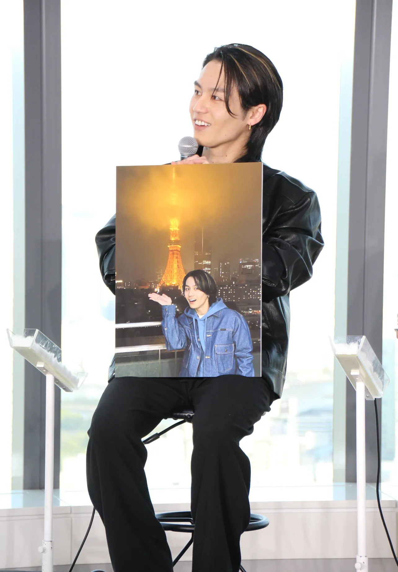 松田元太は夜の東京タワーを手に乗せようとしたが…