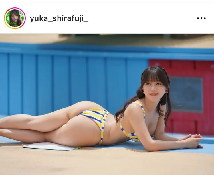 ※白藤有華オフィシャルInstagram(yuka_shirafuji)より