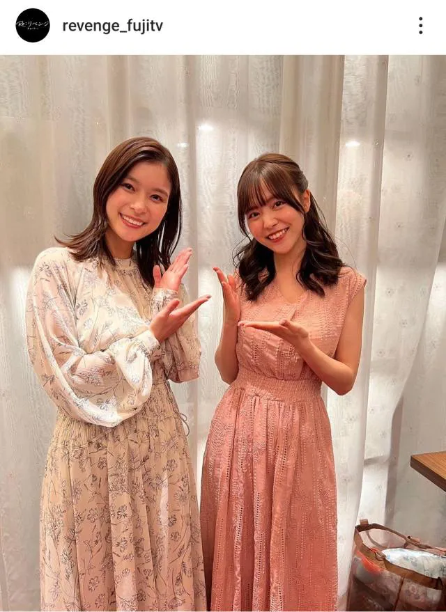 芳根京子＆新田さちか、美人姉妹のような仲良し2ショット