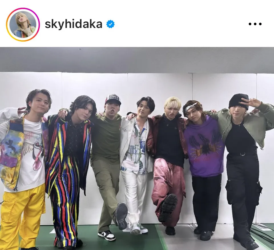 ※画像はSKY-HIのInstagram(skyhidaka)より