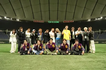 コムドット&豪華ゲストクリエイター、東京ドームの下見に参加 総合プロデューサーやまと「ドームのステージに立てることのすごさ」<CDF2024>