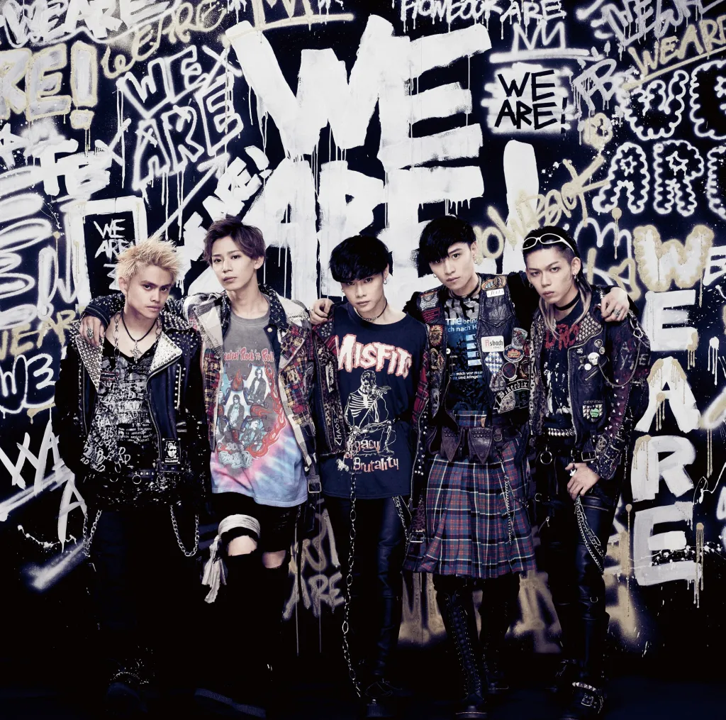 FlowBackが9月6日にリリースするシングル「WE ARE!」通常盤ジャケット