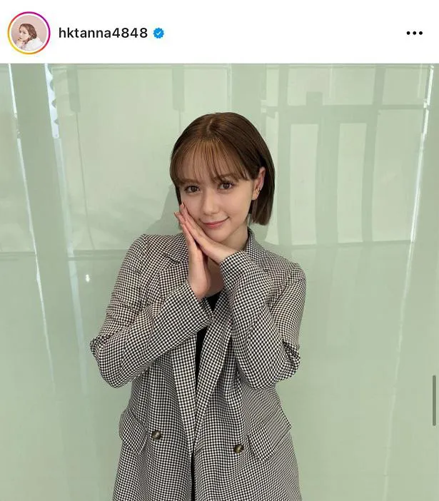 ※村重杏奈オフィシャルInstagram(hktanna4848)より