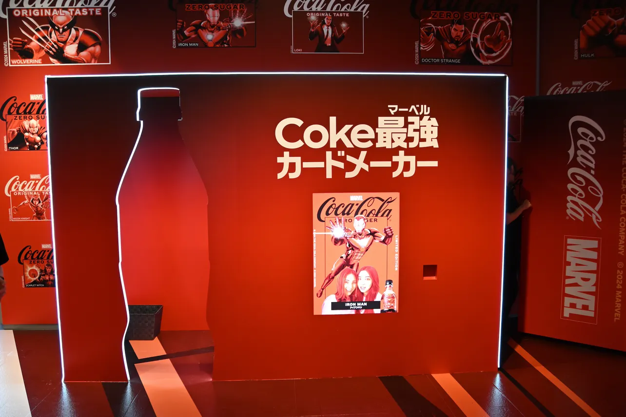 イベント「コカ・コーラ×マーベル：ザ・ヒーローズ 〜渋谷で最強をその手に〜」より