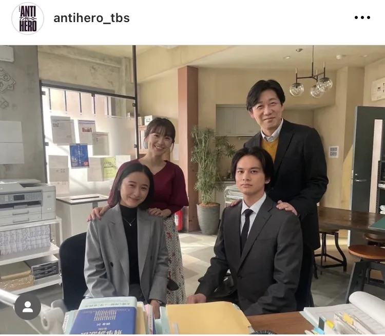 ※画像はドラマ「アンチヒーロー」公式Instagram(antihero_tbs)より