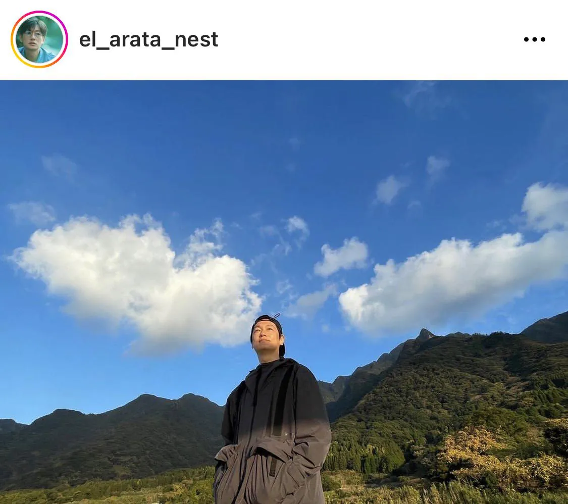  ※井浦新オフィシャルInstagram(el_arata_nest)より