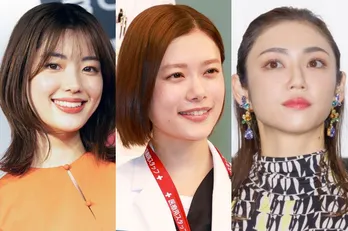 “天使降臨”…杉咲花“ミヤビ”、仲良しの看護師2人に挟まれにっこり「森ちゃん小春ちゃん！癒やされます」＜アンメット＞