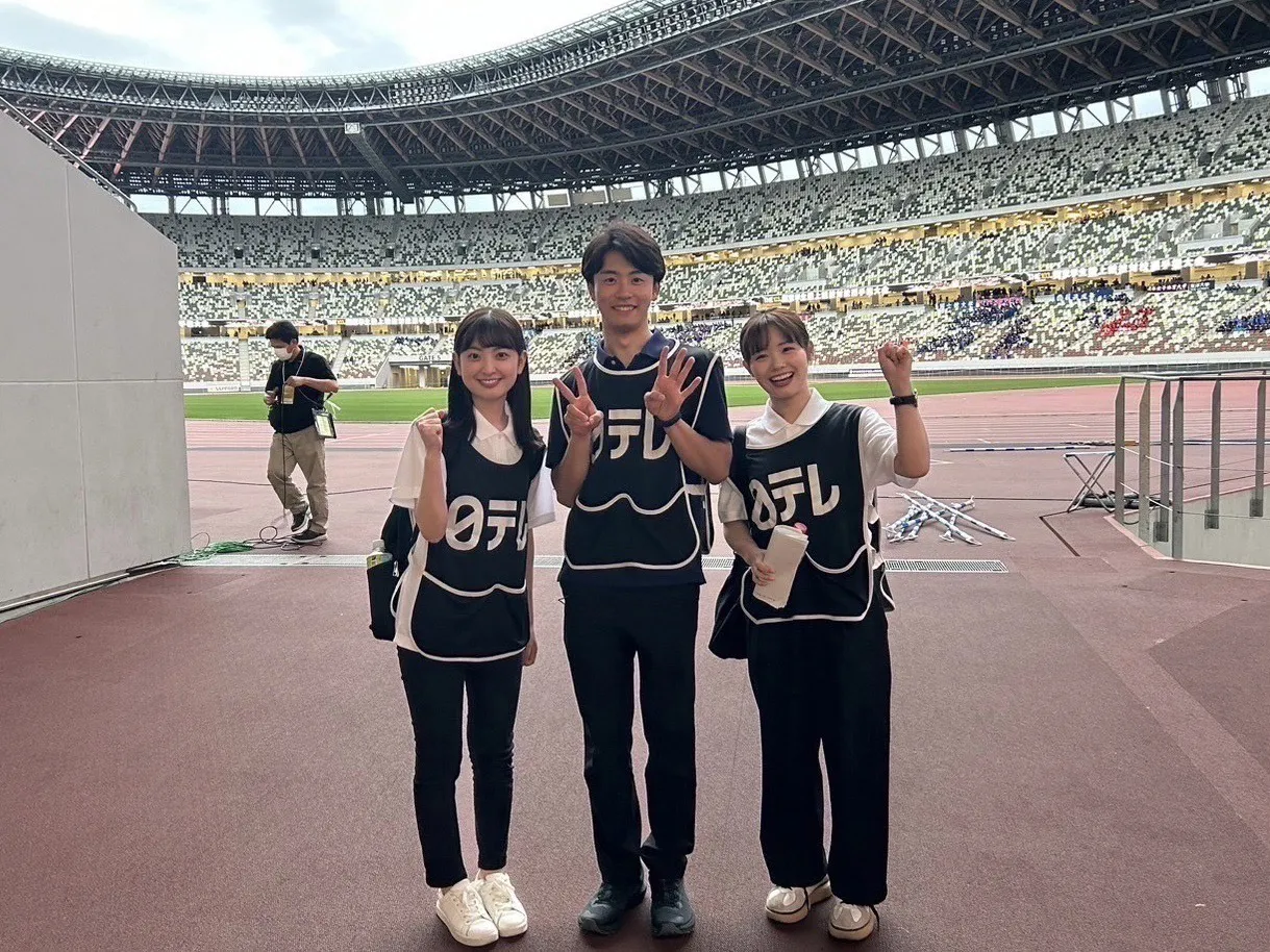 【写真】日本テレビ新人アナウンサー3人のスポーツ研修に密着