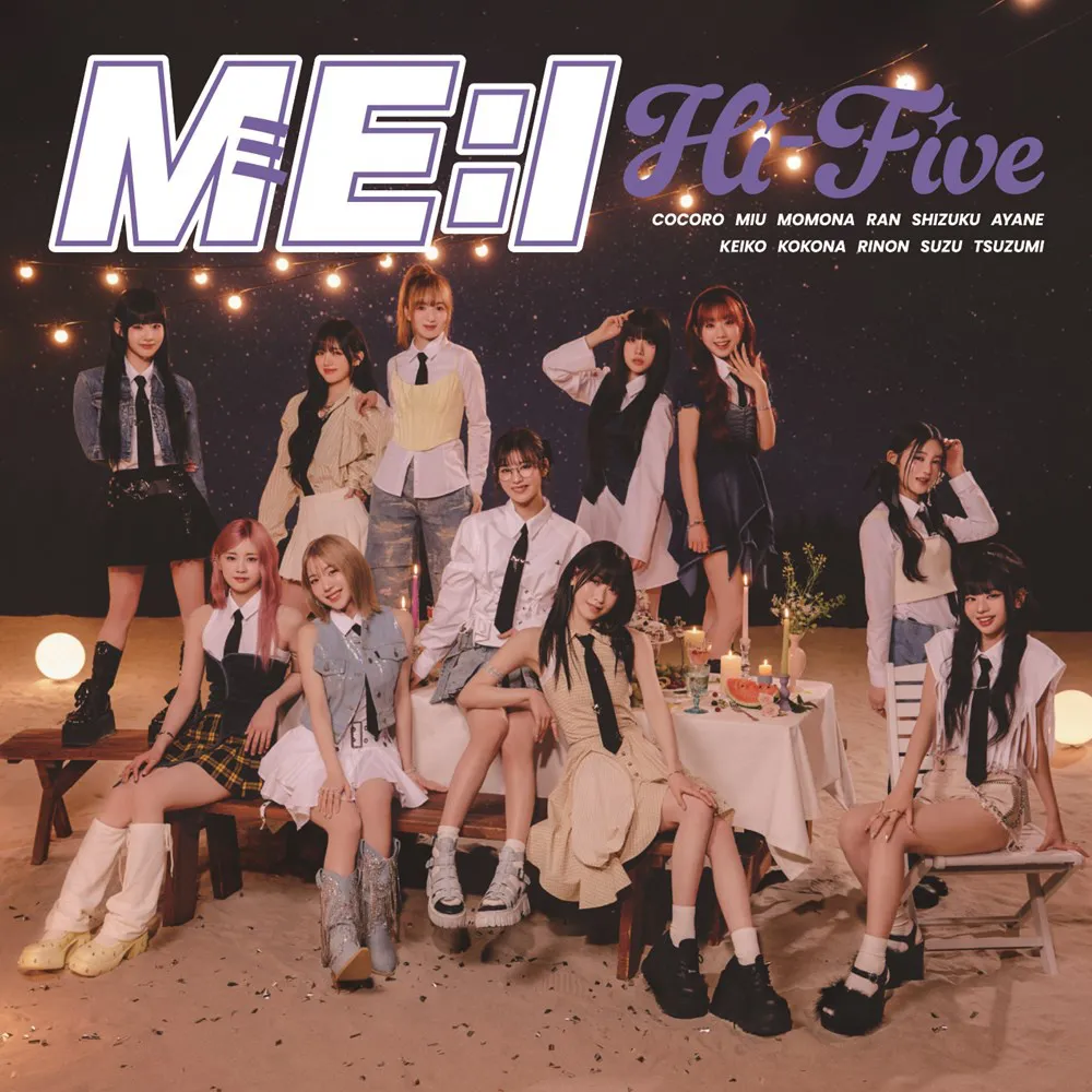 ME:I、2ND SINGLE「Hi-Five」通常盤(CD ONLY)ジャケット写真