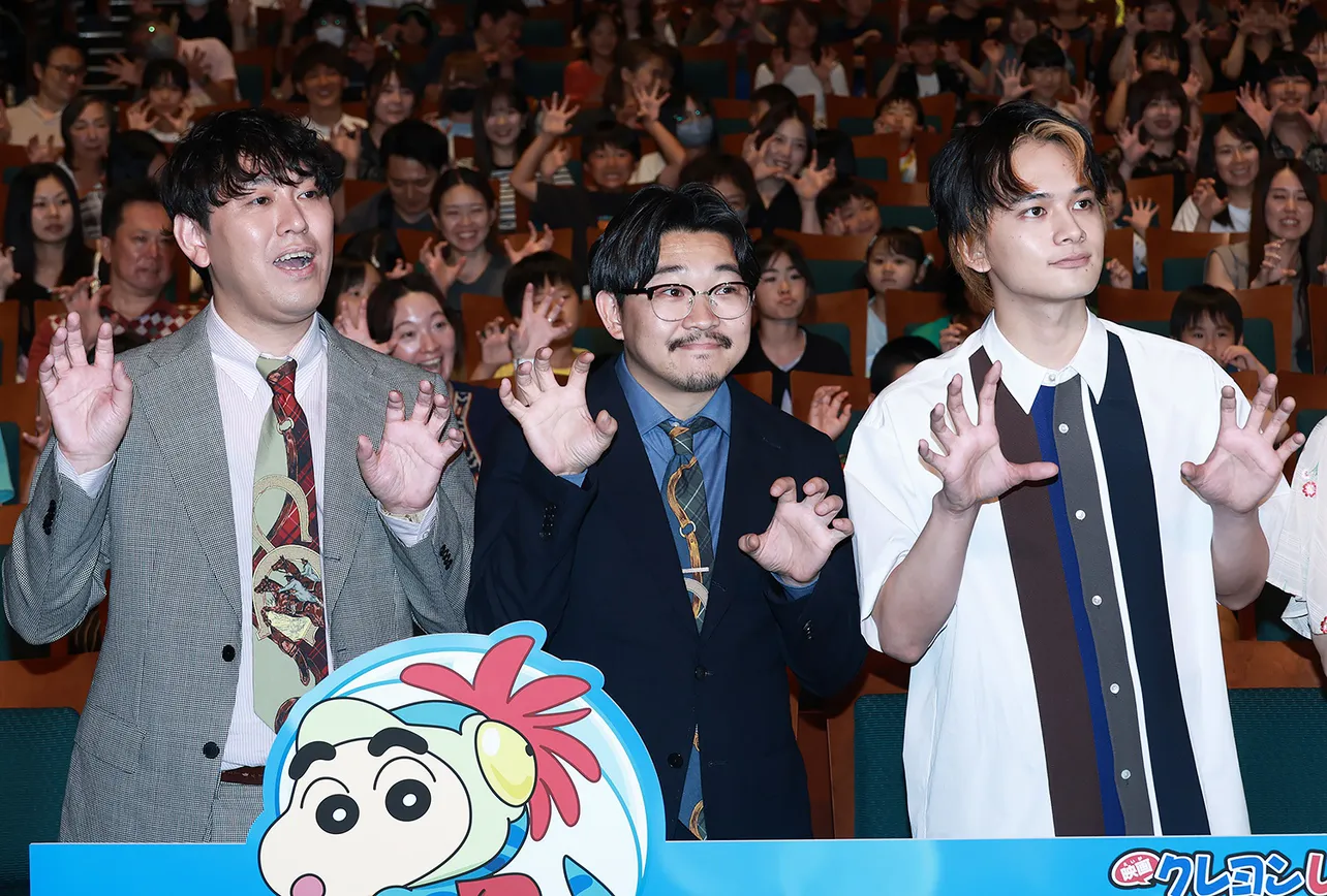 「映画クレヨンしんちゃん　オラたちの恐竜日記」完成披露試写会より