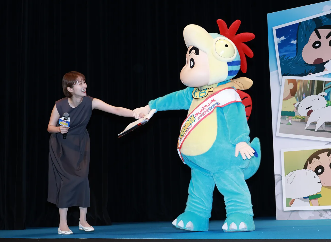 「映画クレヨンしんちゃん　オラたちの恐竜日記」完成披露試写会より