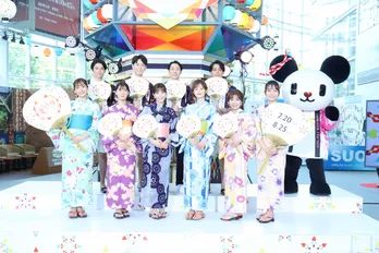 この夏“腹筋を割りたい”Mステ鈴木新彩アナが「テレ朝夏祭り」会見で生歌披露