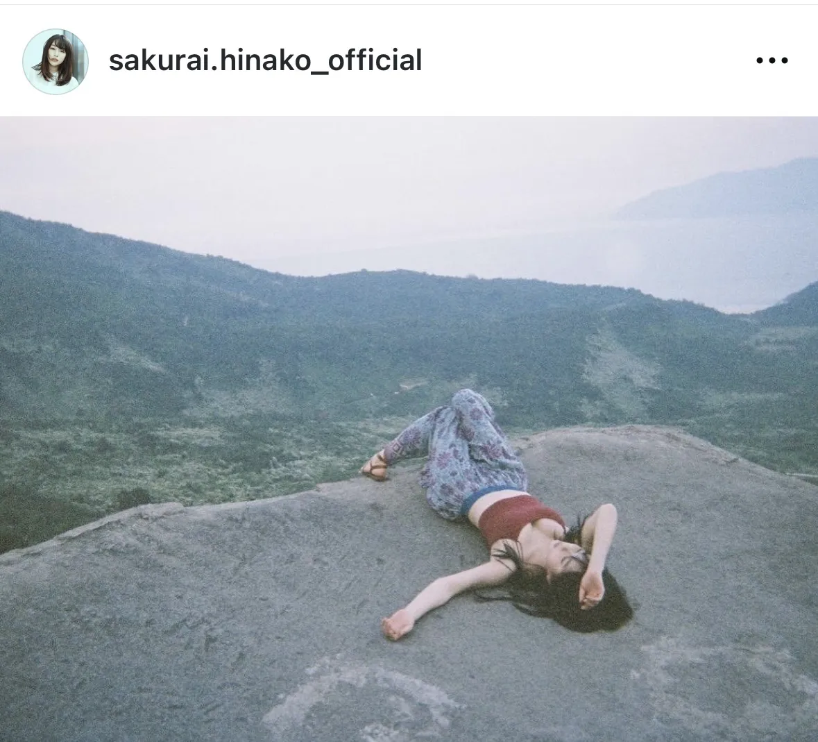 桜井日菜子Instagram(sakurai.hinako_official)より