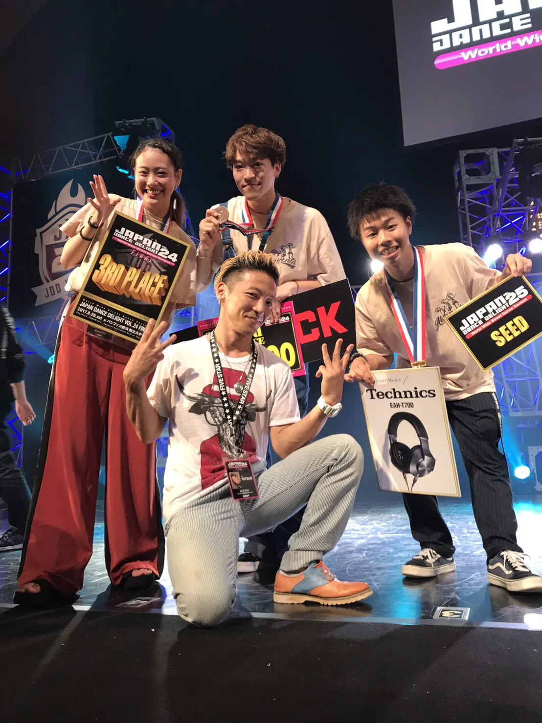 ストリートダンスコンテスト“JAPAN DANCE DELIGHT VOL.24 FINAL”で、3位を獲得