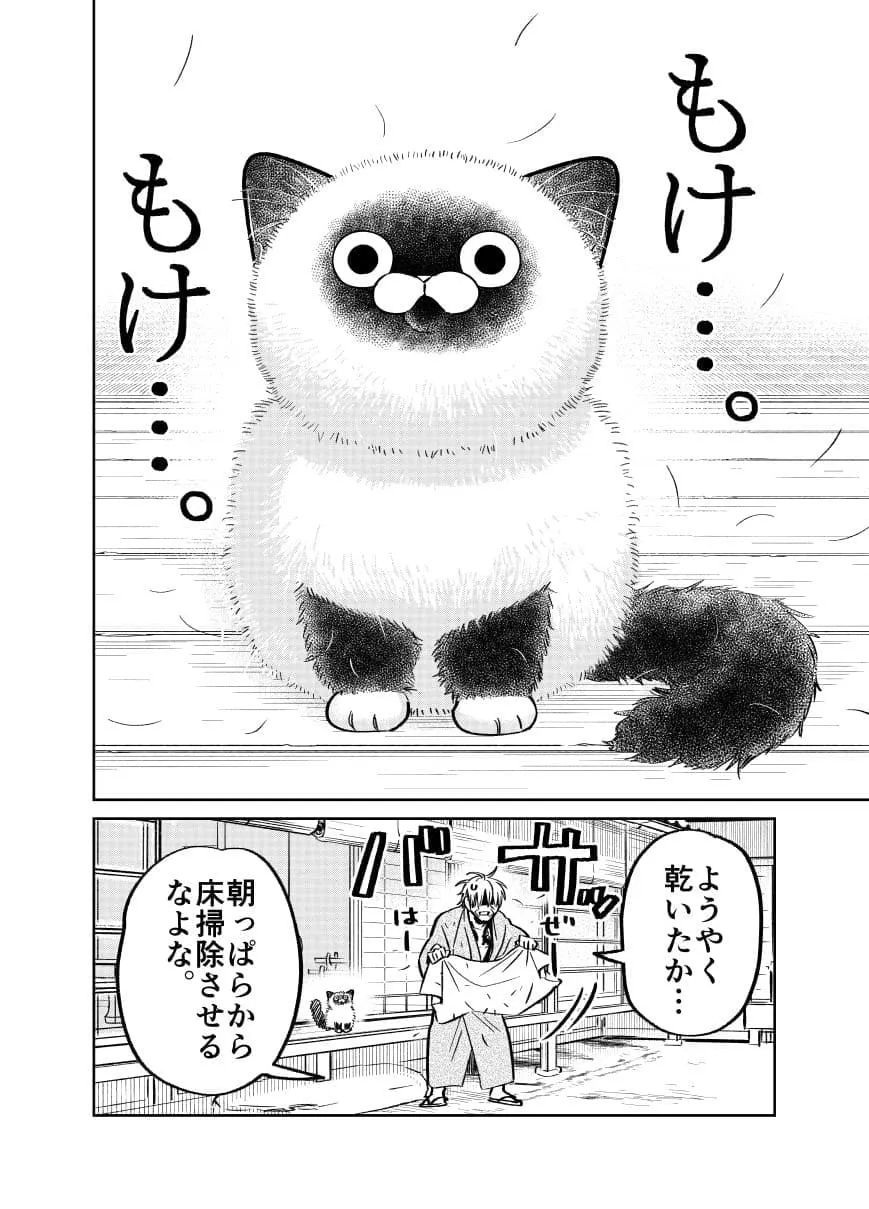 「野良猫にお風呂場をカチ込まれた元極道の話。」(12/14)