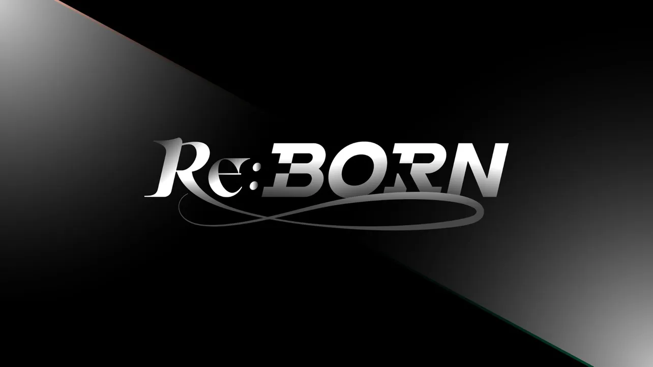 【写真】クールなデザインの「Re:Born」番組ロゴ