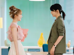 加藤史帆“彩香”、森カンナ“弘子に「好きです」と宣言…周囲のポジティブな反応にほっこり<彩香ちゃんは弘子先輩に恋してる>