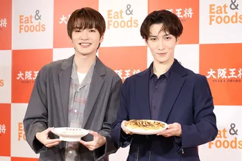 Snow Man・深澤辰哉&渡辺翔太、ペアでのCM初出演 “姪っ子”“5大ドーム”と最近の感動エピソードを披露