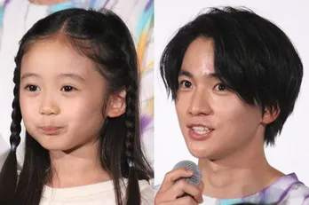 木戸大聖が泉谷星奈をぎゅっと抱き上げる…おそろの仲良しコンビに「兄妹みたい」「癒しの2人」＜海のはじまり＞