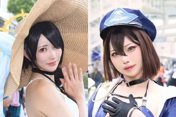 水着&レースクイーン衣装が眩しい「ブルアカ」「アズレン」レイヤー「肌のムチムチ感にもこだわりました」<WCS2024>