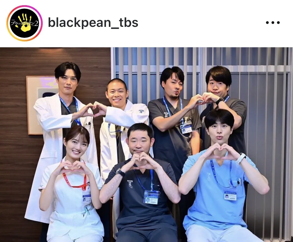 ※画像は日曜劇場「ブラックペアン シーズン2」公式Instagram(blackpean_tbs)より