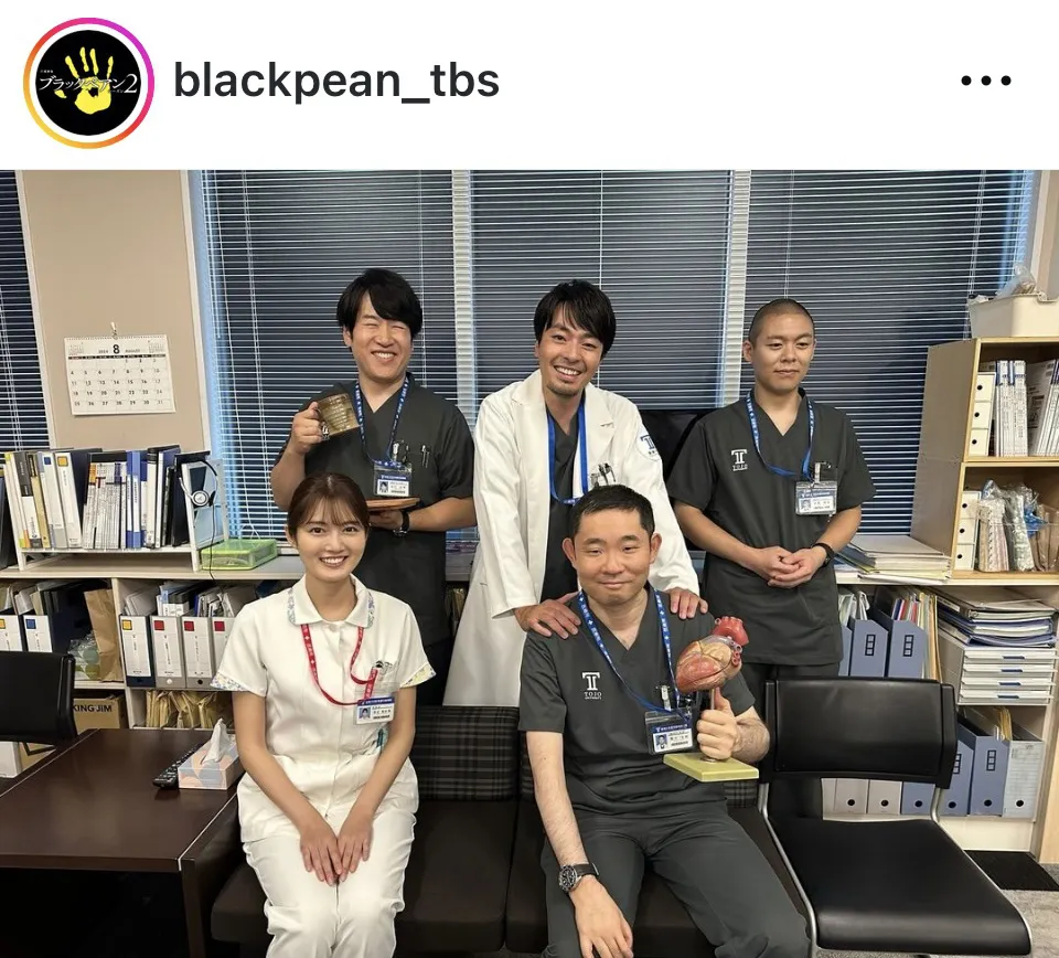 ※画像は日曜劇場「ブラックペアン シーズン2」公式Instagram(blackpean_tbs)より