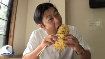 尾形貴弘「おいしい大豆に!!サンキュー!!」 “39秒大豆皿移し対決”で思わぬ熱戦<パンサー尾形のどんぶり旅>