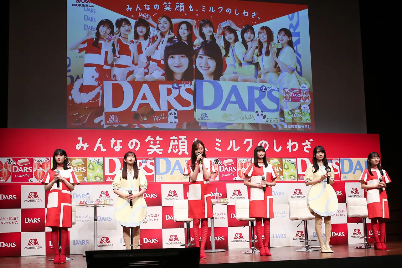 乃木坂46出演「DARS」新CM「みんなの笑顔も、ミルクのしわざ。」より