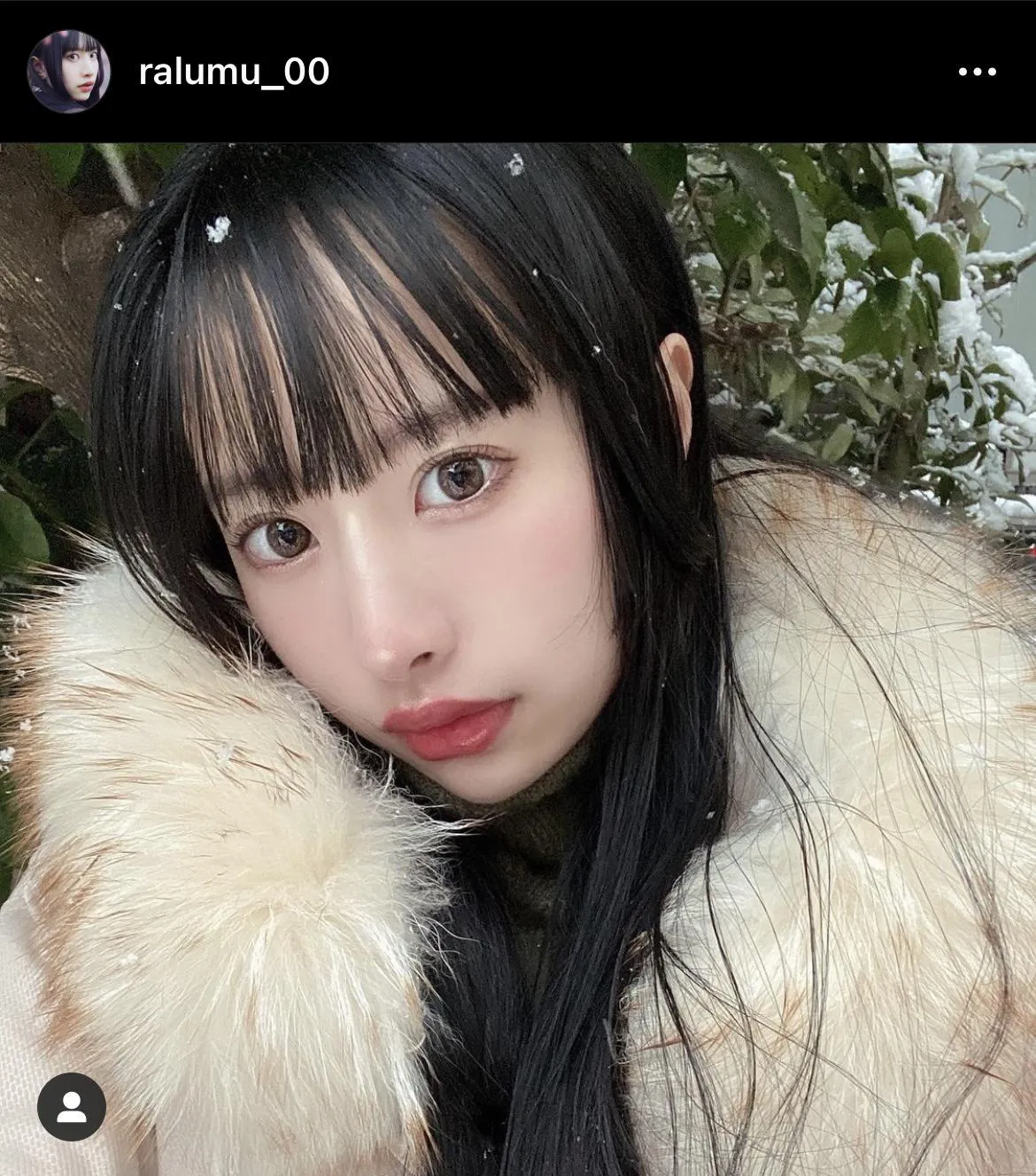 ※藤川らるむオフィシャルInstagram(ralumu_00)より