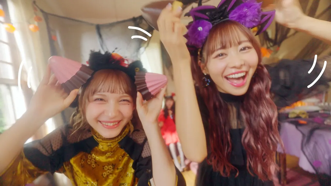 Web版CM「Trick&Treat #FRUITS ZIPPERとお菓子で楽しむいたずらハロウィン」より