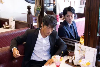 反町隆史“千寿”と杉野遥亮“利己”の、それぞれの正義が対立「こんなことして許されると思ってんのか！」＜オクラ＞