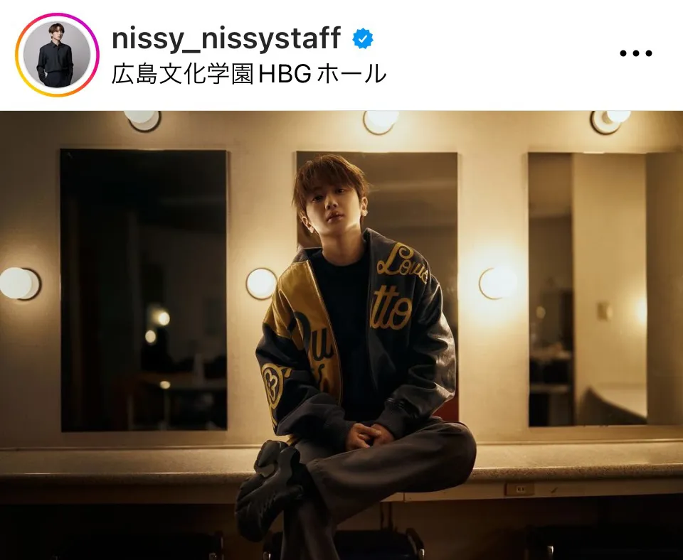 ※画像はNissy公式Instagram(nissy_nissystaff)より