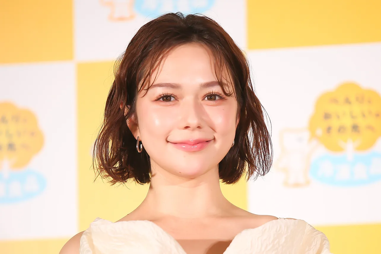 村重杏奈が「れいしょくキッチン」PRイベント発表会に登壇