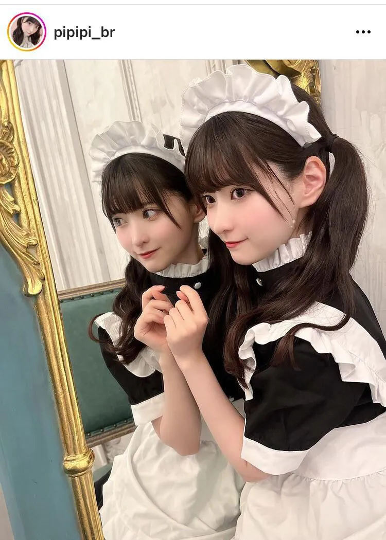 小鳥遊るい、メイド服コスプレショット